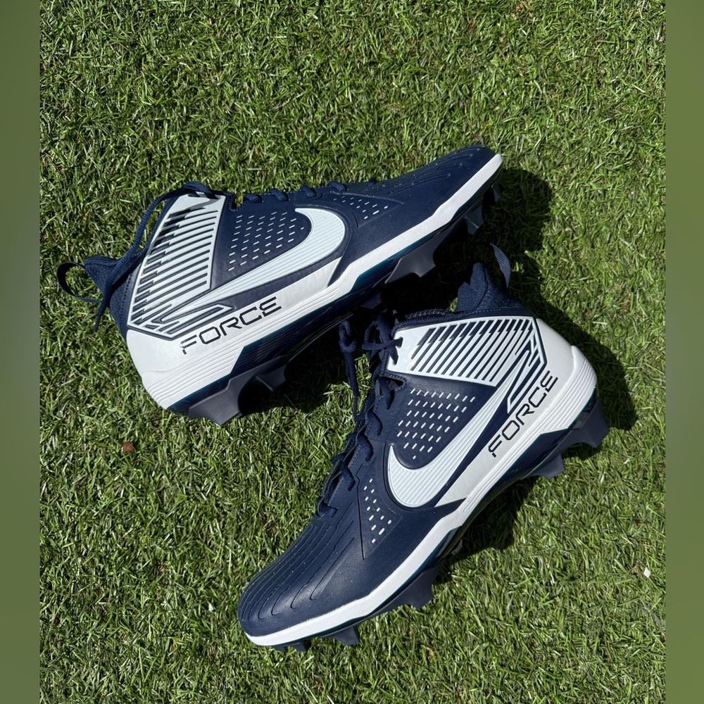Nike Force Savage Pro 3 Football Cleats in the "Midnight Navy/White Sz(16)
